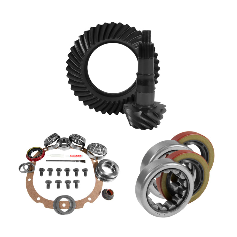 Load image into Gallery viewer, Yukon Gear 8.8in Ford 3.55 Rear Ring & Pinion Install Kit 2.25in OD Axle Bearings and Seals
