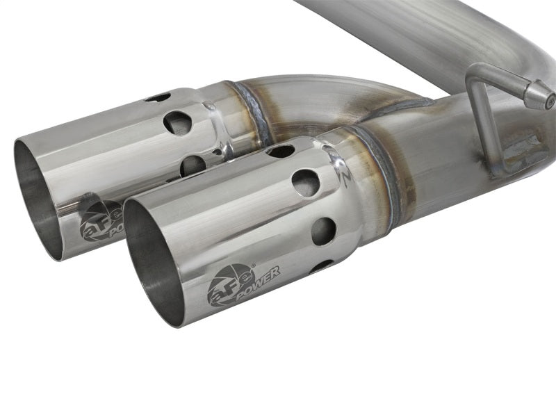 Load image into Gallery viewer, aFe Rebel Series DPF-Back 3in Side Exit SS Exhaust w/ IC Polished Tips 2016 GM Colorado/Canyon 2.8L