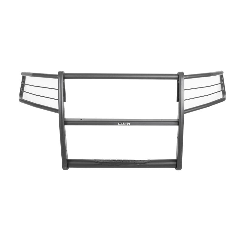 Load image into Gallery viewer, Go Rhino 19-24 Ram 1500 3100 Series StepGuard Center Grille + Brush Guards - Tex. Black