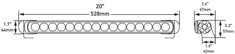 Load image into Gallery viewer, Hella LED Lamp Light Bar 9-33V 470/19in DRV MV ECE