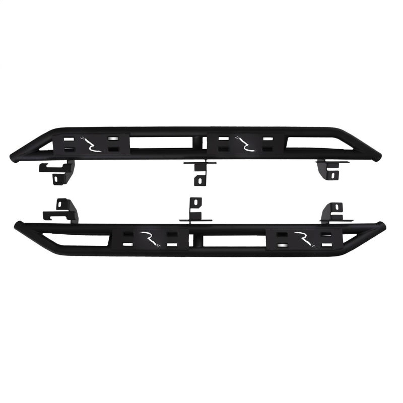Load image into Gallery viewer, Rampage 07-18 Jeep Wrangler JK Unlimited TrailCrawler Rock Slider & Rocker Guard - Black