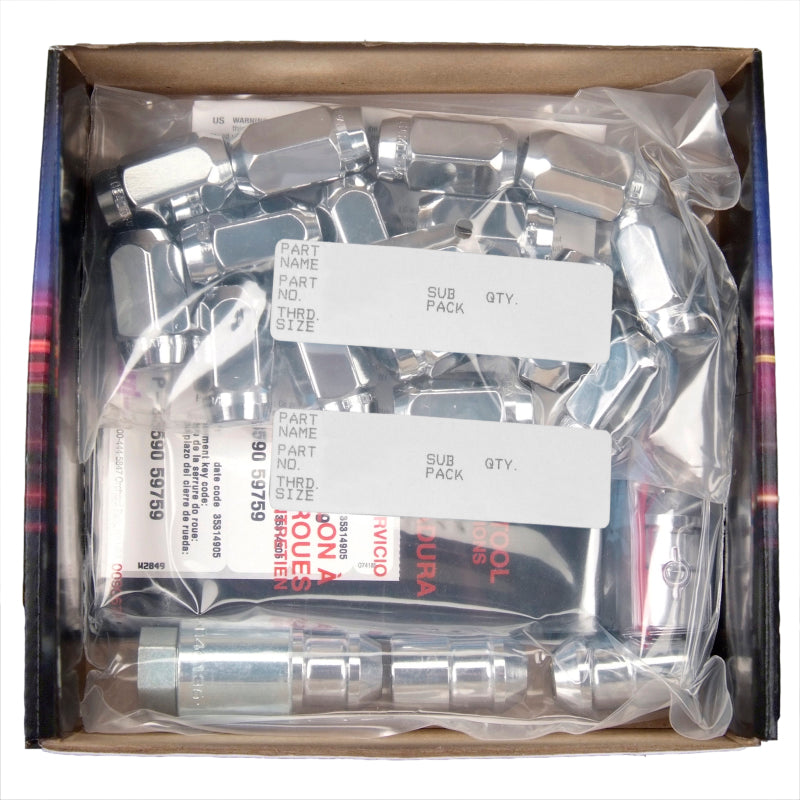 Load image into Gallery viewer, McGard 6 Lug Hex Install Kit w/Locks (Cone Seat Nut) M12X1.25 / 13/16 Hex / 1.28in. L - Chrome