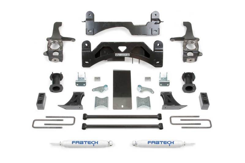 Load image into Gallery viewer, Fabtech 07-15 Toyota Tundra 2/4WD 6in Basic Sys w/C/O Spacers & Perf Rr Shks