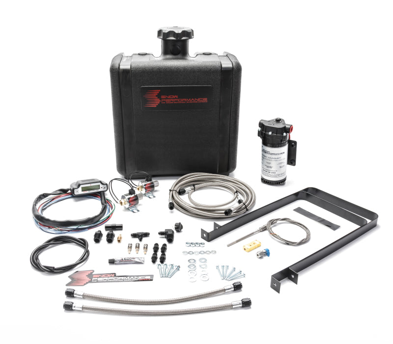 Load image into Gallery viewer, Snow Performance 07-17 Dodge 6.7L Stg 3 Boost Cooler Water Injection Kit (SS Braided Line & 4AN)