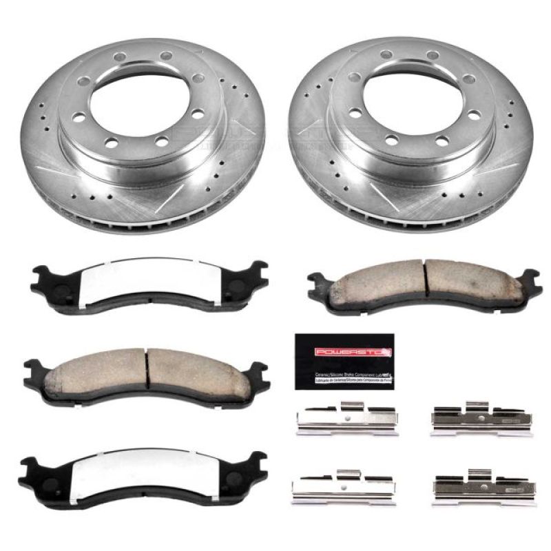 Load image into Gallery viewer, Power Stop 95-99 Ford F-250 Front Z36 Truck & Tow Brake Kit