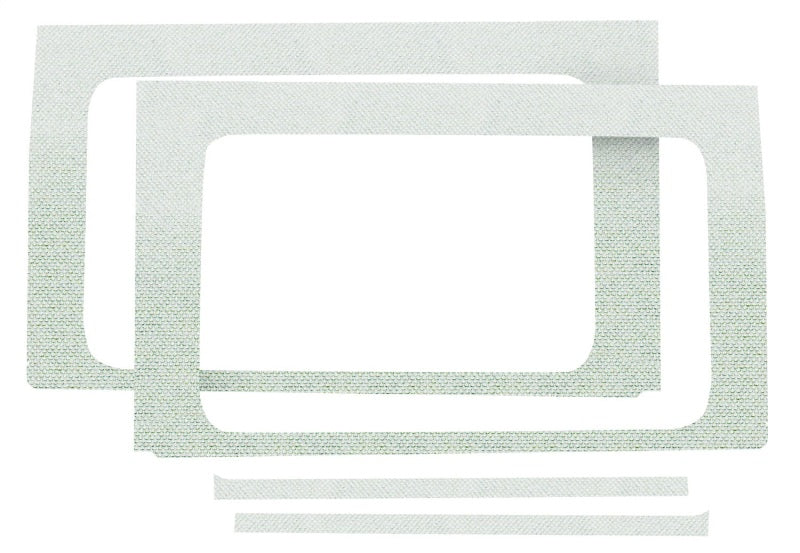 Load image into Gallery viewer, DEI 18-23 Jeep Wrangler JL 4-Door Boom Mat Rear Side Window Trim - 4 Piece - White