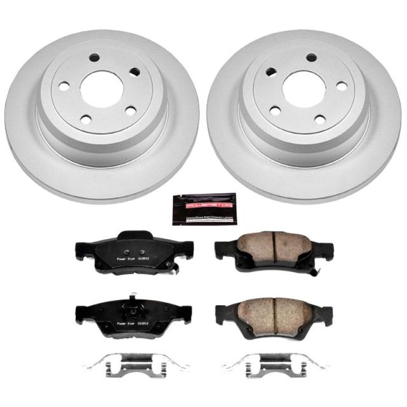 Load image into Gallery viewer, Power Stop 11-19 Dodge Durango Rear Z17 Evolution Geomet Coated Brake Kit