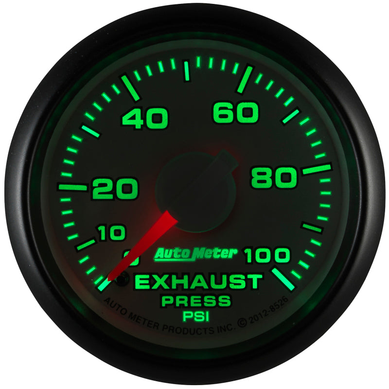 Load image into Gallery viewer, Autometer Factory Match 52.4mm Mechanical 0-100 PSI Exhaust (Drive) Pressure Gauge