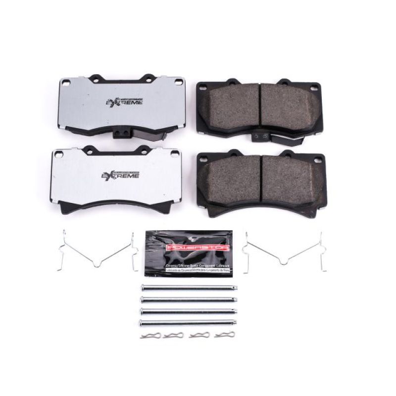 Load image into Gallery viewer, Power Stop 06-10 Hummer H3 Front Z36 Truck & Tow Brake Pads w/Hardware
