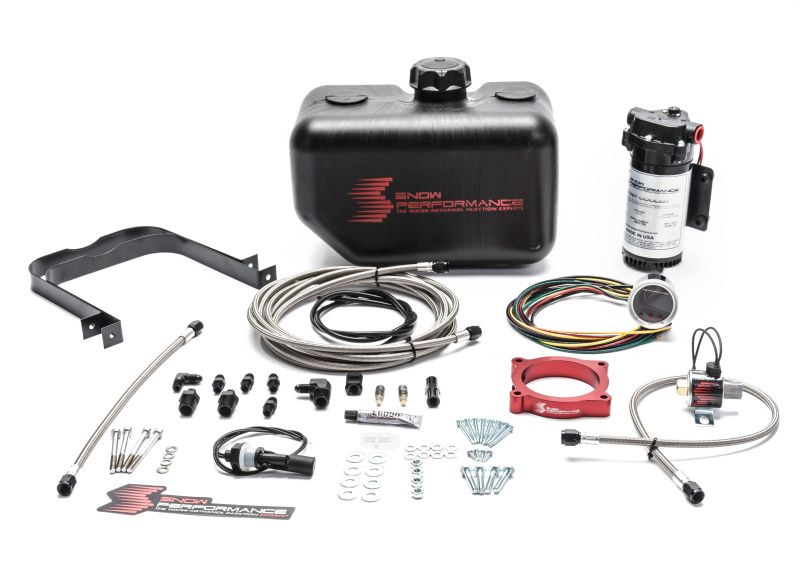 Load image into Gallery viewer, Snow Performance 15-17 Mustang EcB Stg 2 Boost Cooler Water Injection Kit (SS Braid Line & 4AN)