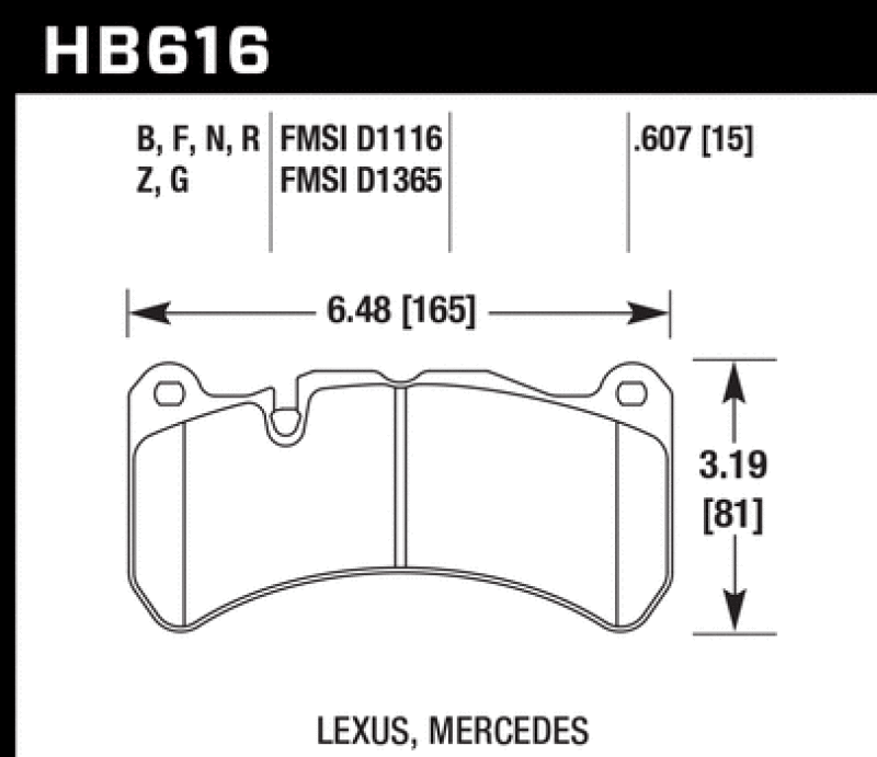 Load image into Gallery viewer, Hawk 05-06 Mercedes-Benz CLK55 AMG ER-1 Front Brake Pads (For Brembo Calipers)