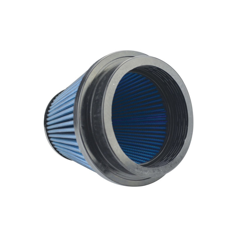 Load image into Gallery viewer, Injen NanoWeb Dry Air Filter 4.0 Flange w/ShurLok / 5.63 Base OD /6.0 Tall /4.0 Top w/Barb Fitting