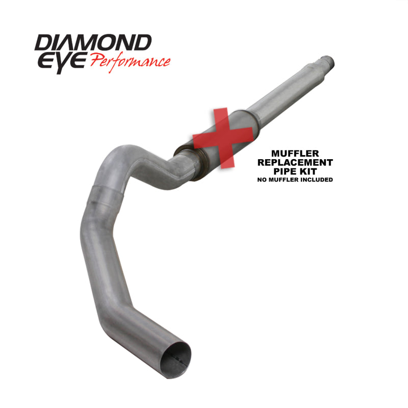 Load image into Gallery viewer, Diamond Eye KIT 5in Catback MFLR RPLCMENT PIPE Single AL: 03-07 FORD 6.0L F250/F350