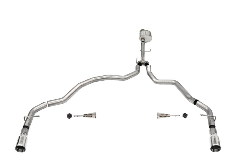 Load image into Gallery viewer, Corsa 2021-2025 Ford F-150 Regular Cab/6.5in Bed 5.0L V8 Xtreme Cat-Back Dual Rear Exit-Polished