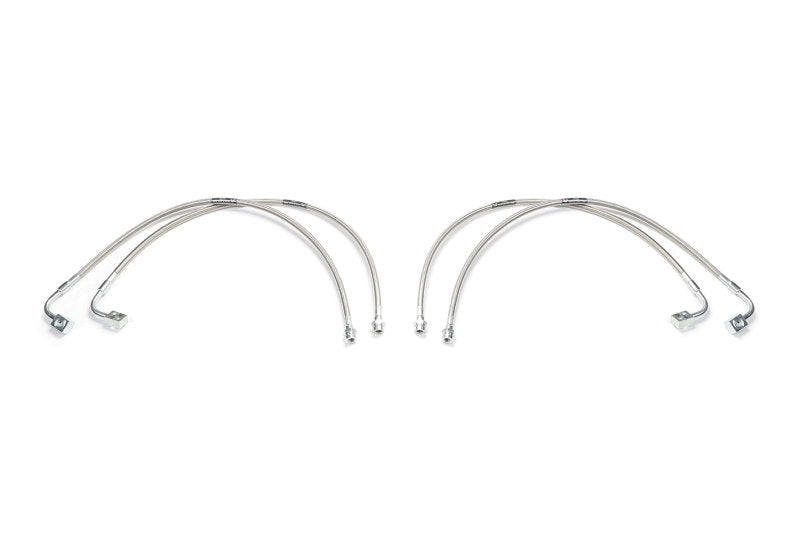 Load image into Gallery viewer, Fabtech 07-18 Jeep JK 4WD Front & Rear Extended Brake Line Kit