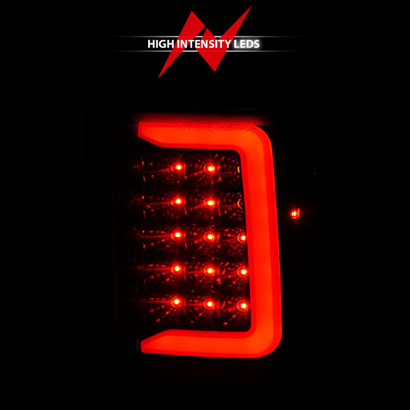 Load image into Gallery viewer, ANZO 1993-1997 Ford Ranger LED Tail Lights w/ Light Bar Black Housing Clear Lens