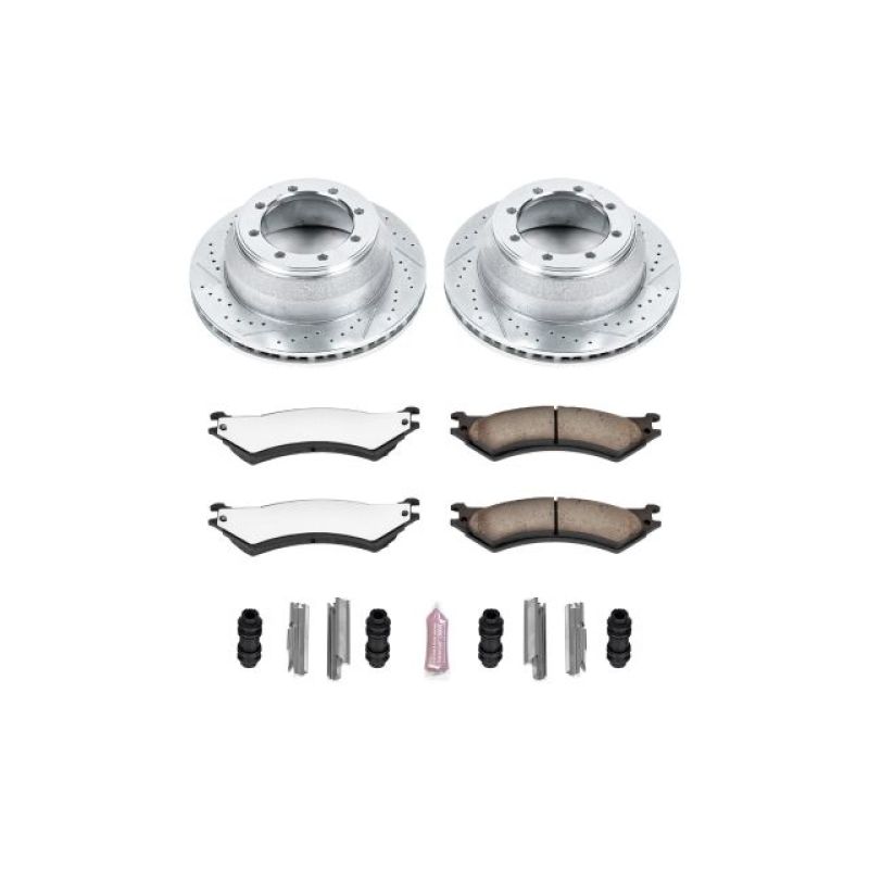 Load image into Gallery viewer, Power Stop 03-05 Ford E-350 Club Wagon Rear Z36 Truck & Tow Brake Kit