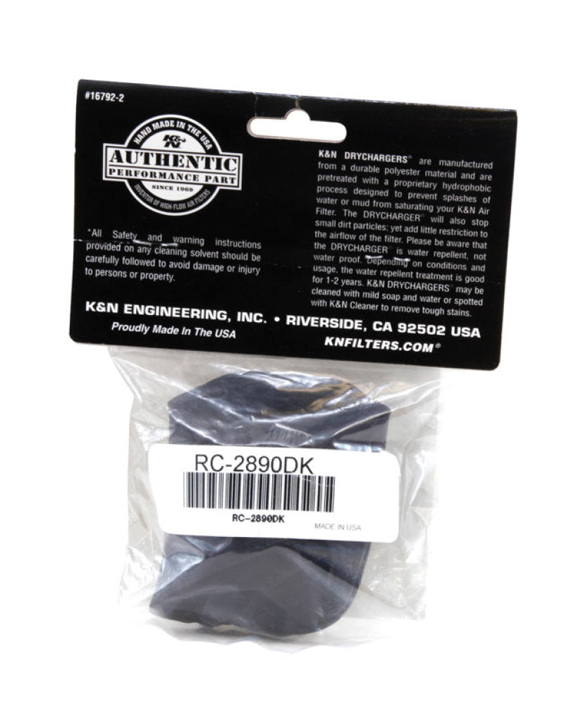 Load image into Gallery viewer, K&N Air Filter Wrap Drycharger RC-2890 Black