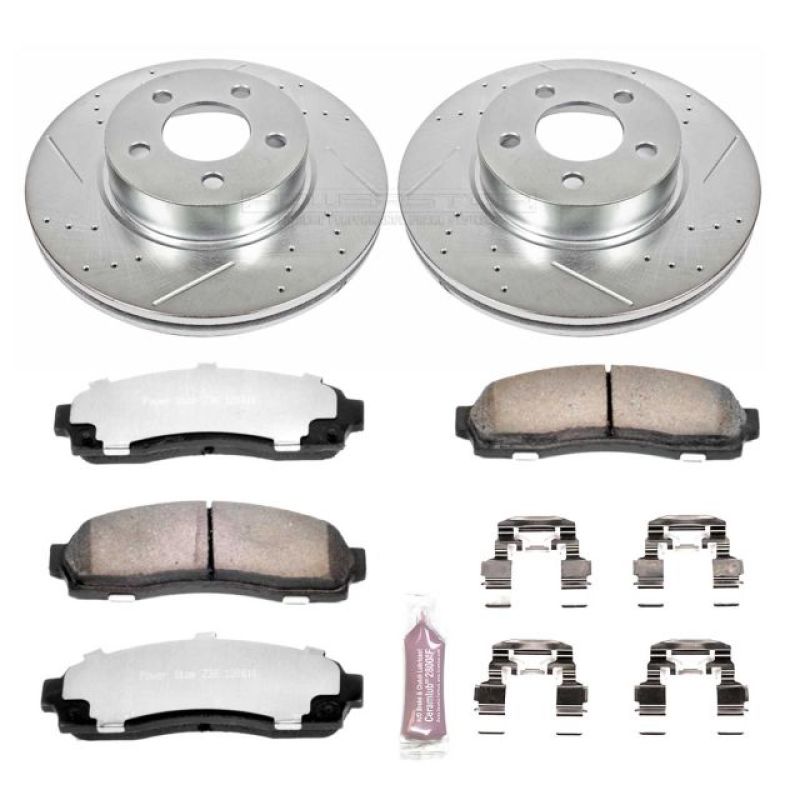 Load image into Gallery viewer, Power Stop 01-03 Ford Explorer Sport Front Z36 Truck & Tow Brake Kit