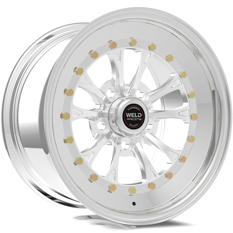 Load image into Gallery viewer, Weld Vitesse 15x8 / 5x4.75 BP / 3.5in. BS Polished Wheel - Non-Beadlock