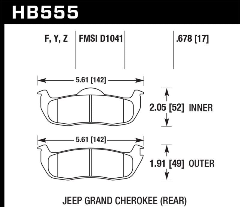 Load image into Gallery viewer, Hawk 06-10 Jeep Commander / 05-10 Grand Cherokee / 05-10 Armada / 04 Pathfinder / 04-10 Tital 5.6L /