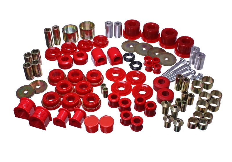 Load image into Gallery viewer, Energy Suspension 15-16 Ford Mustang Red Hyper-Flex Master Bushing Set