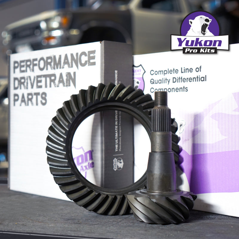 Load image into Gallery viewer, Yukon Gear 11.25in Dana 80 4.11 Rear Ring & Pinion Install Kit 4.375in OD Head Bearing
