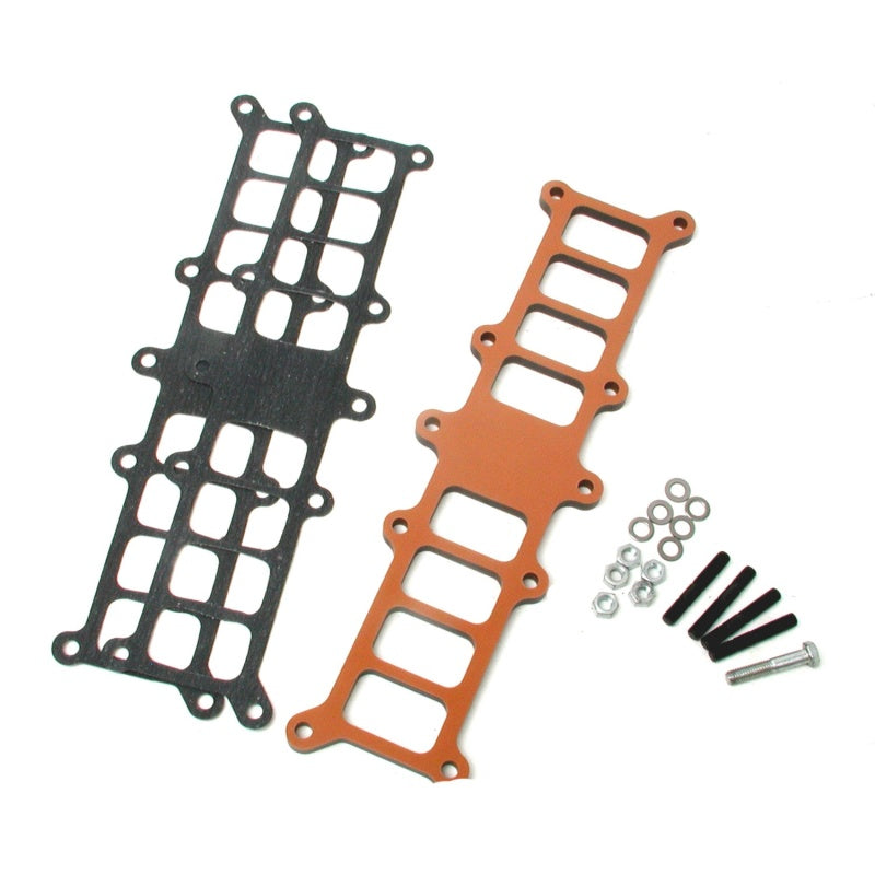 Load image into Gallery viewer, BBK 86-95 Mustang 5.0 Phenolic Manifold Spacer Kit Edelbrock Performer 3/8