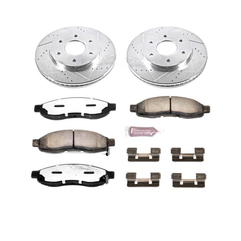 Load image into Gallery viewer, Power Stop 04-05 Infiniti QX56 Front Z36 Truck & Tow Brake Kit