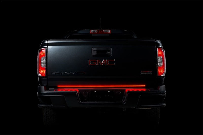 Load image into Gallery viewer, Putco 48in Red Blade LED Tailgate Light Bar for Ford Trucks w/ Blis and Trailer Detection