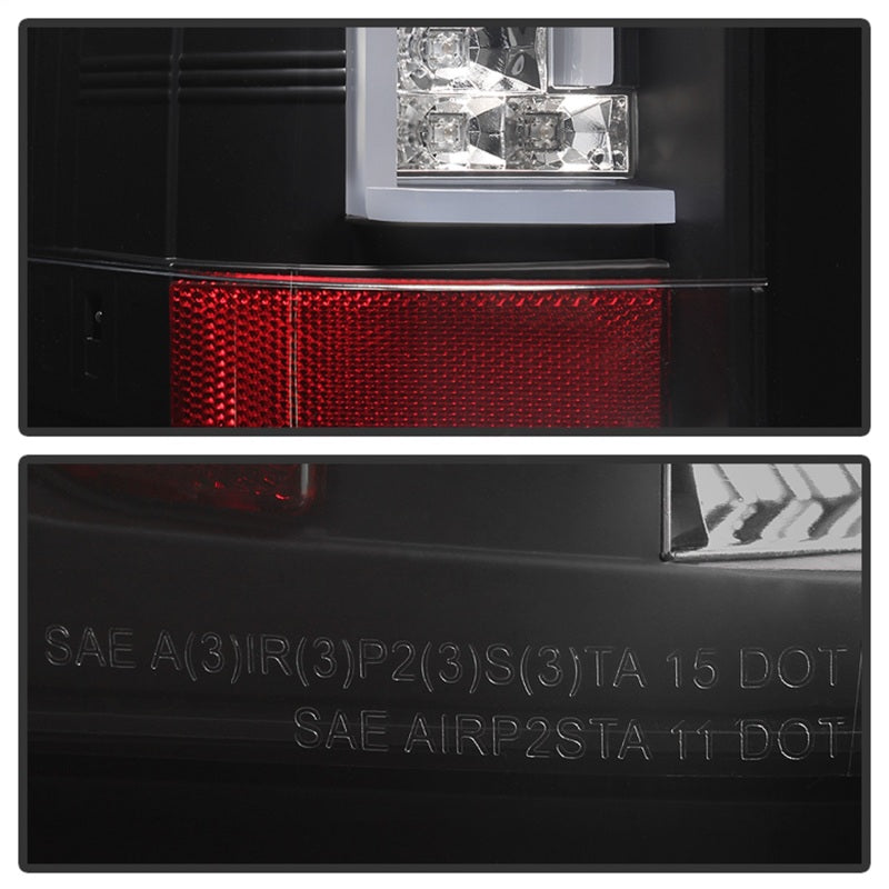 Load image into Gallery viewer, Spyder Chevy Silverado 07-13 Version 2 LED Tail Lights - Black ALT-YD-CS07V2-LED-BK