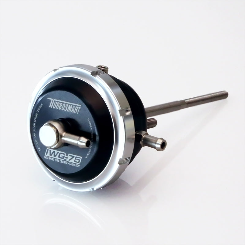 Load image into Gallery viewer, Turbosmart Universal IWG75 Borg Warner EFR Twin Port B1 Single Scroll 120mm Rod Black 14PSI IWG