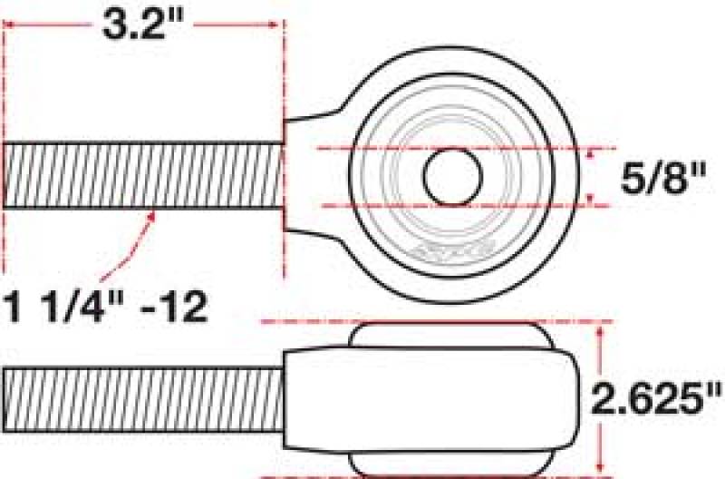 Load image into Gallery viewer, SPC Performance xAxis Rod End Ball Joint