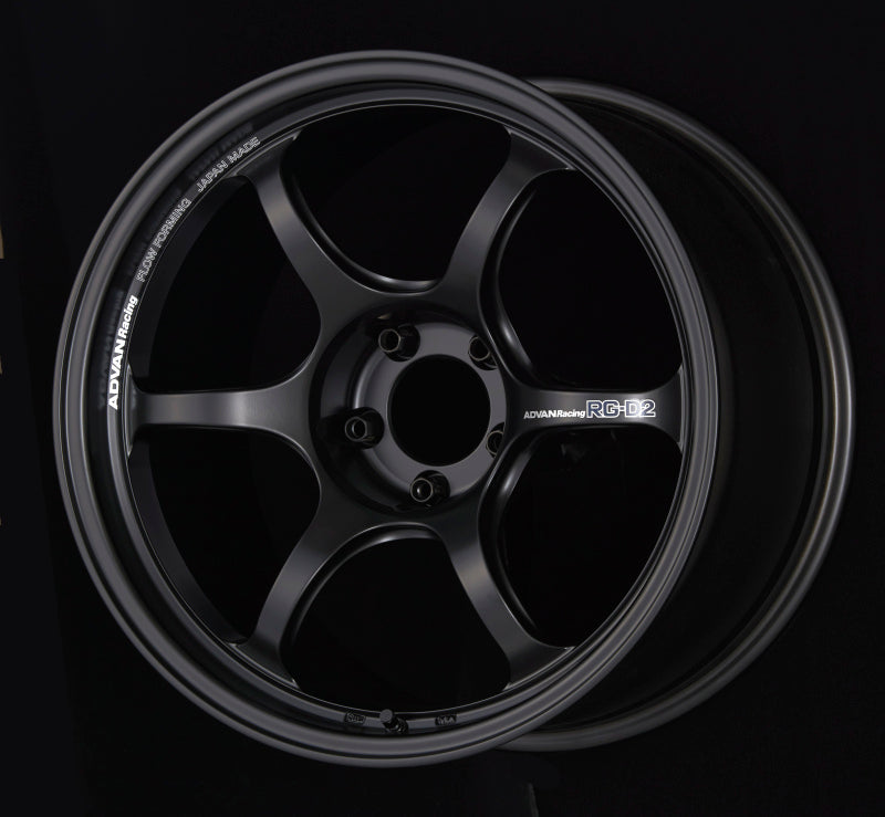 Load image into Gallery viewer, Advan RG-D2 18x9.0 +24 5x114.3 Semi Gloss Black Wheel