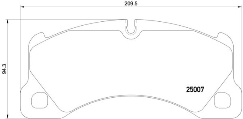 Load image into Gallery viewer, Hella 2012+ Porsche Cayenne 958 Front Brake Pad Set