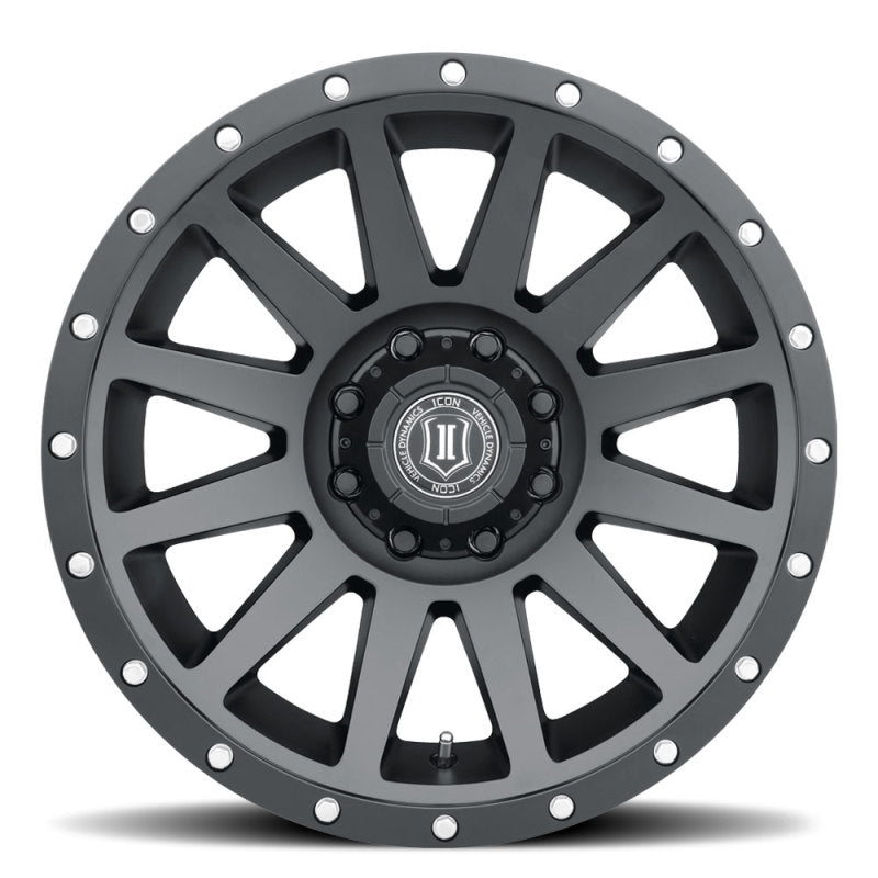 Load image into Gallery viewer, ICON Compression 20x10 8x180 -19mm Offset 4.75in BS 124.2mm Bore Satin Black Wheel