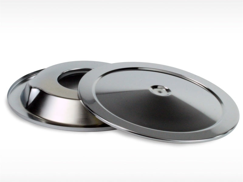 Load image into Gallery viewer, aFe MagnumFLOW Air Filters Round Racing A/F Chrome Top & Base 14 w/7/8 Drop