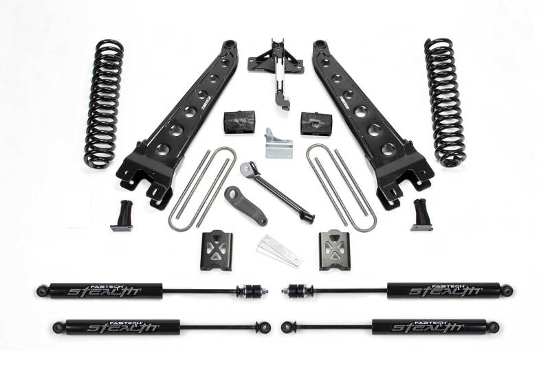 Load image into Gallery viewer, Fabtech 05-07 Ford F250 4WD w/Factory Overload 6in Rad Arm Sys w/Coils & Stealth