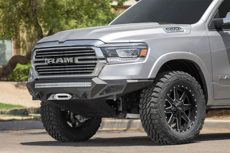 Load image into Gallery viewer, Addictive Desert Designs 19 Ram 1500 Stealth Fighter Front Bumper w/ Winch Mount & Sensor Cut Outs