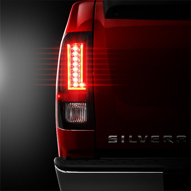 Load image into Gallery viewer, Spyder 07-13 Chevy Silverado (Exc 2010 Model) Version 2 LED Tail Lights ALT-YD-CS07V2-LED-BSM
