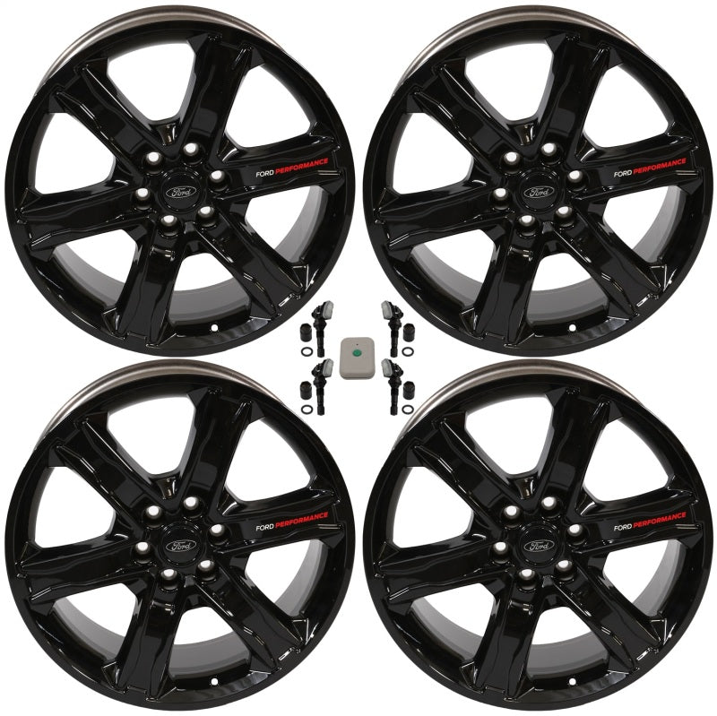 Load image into Gallery viewer, Ford Racing 15-23 F-150 22x9.5in Wheel Kit - Gloss Black
