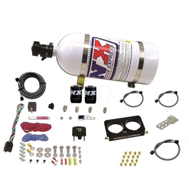 Load image into Gallery viewer, Nitrous Express 96-04 Ford Mustang Cobra 4 Valve (Stock TB) Nitrous Kit (50-300HP) w/10lb Bottle