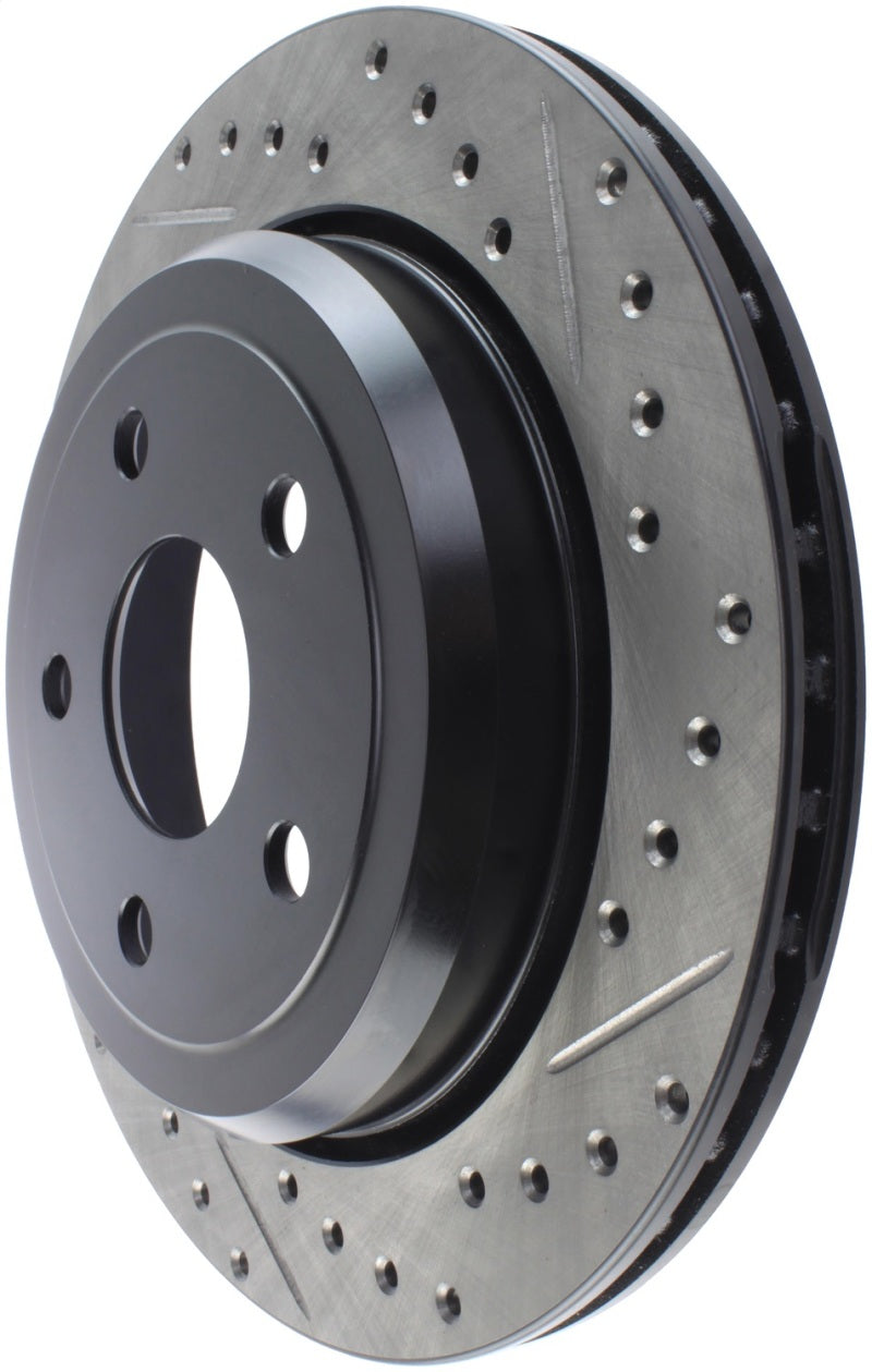 Load image into Gallery viewer, StopTech Slotted & Drilled Sport Brake Rotor 11-15 Jeep Grand Cherokee (Excludes SRT8)