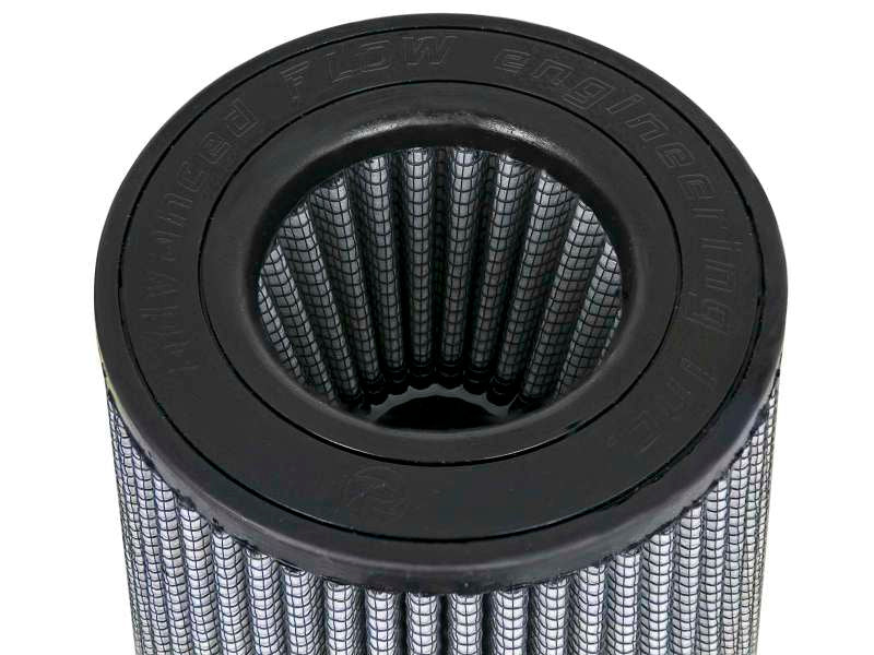 Load image into Gallery viewer, aFe Magnum FLOW Pro DRY S Air Filter 3-1/2in F x 6in B x 4-1/2in T (Inverted) x 9in H