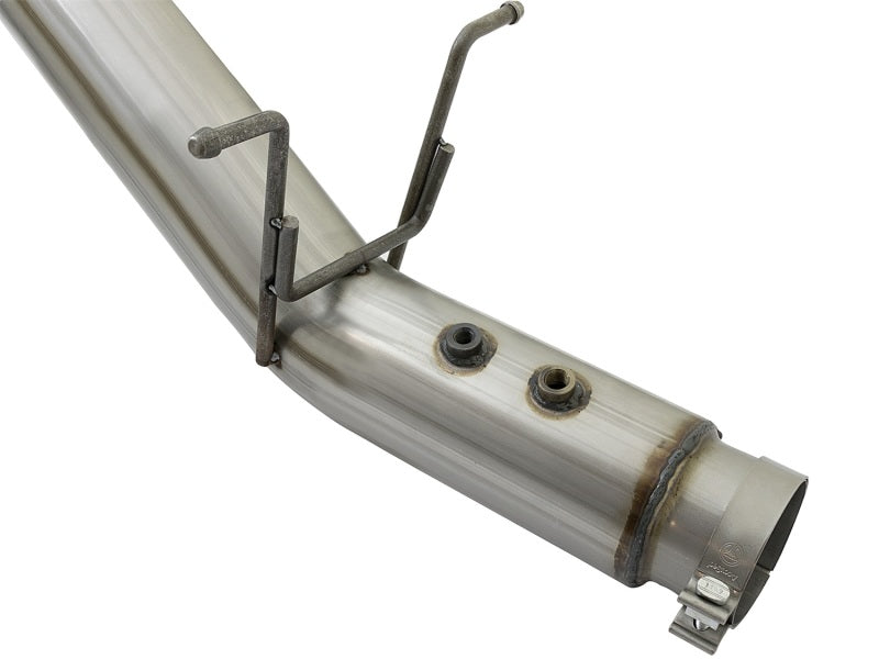 Load image into Gallery viewer, aFe ATLAS 5in DPF-Back Aluminized Steel Exhaust System w/Polished Tips 2017 GM Duramax 6.6L (td) L5P