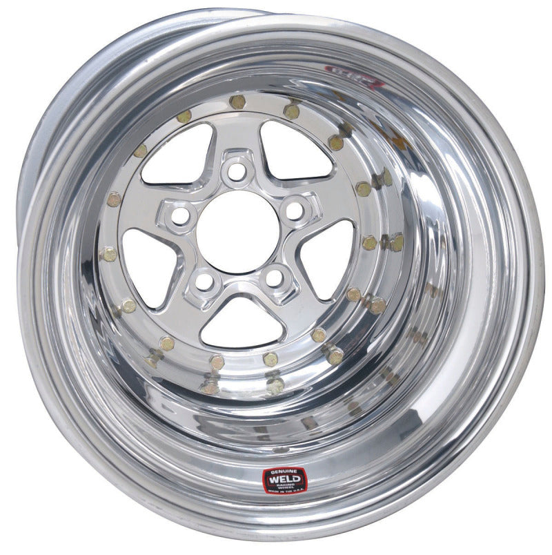 Load image into Gallery viewer, Weld Alumastar 2.0 15x4 / 5x4.75 BP 1.7 / 5in. BS Polished Wheel - Non-Beadlock
