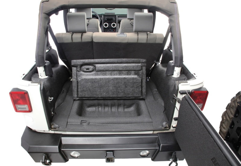 Load image into Gallery viewer, BedRug 07-10 Jeep JK 2Dr Rear 5pc BedTred Cargo Kit (Incl Tailgate & Tub Liner)