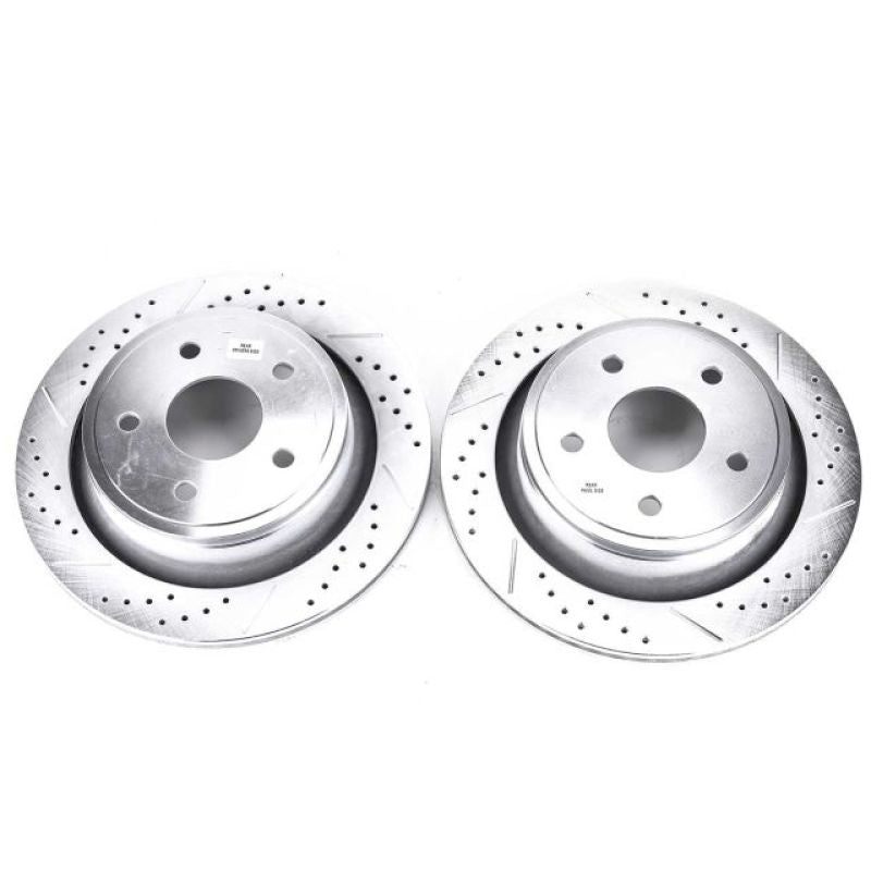 Load image into Gallery viewer, Power Stop 07-09 Chrysler Aspen Rear Evolution Drilled & Slotted Rotors - Pair