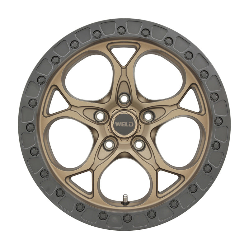 Load image into Gallery viewer, Weld Off-Road W106 17X9.0 Ledge 5X127 ET00 BS5.00 Satin Bronze Satin Black 71.5