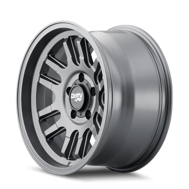 Load image into Gallery viewer, Dirty Life 9310 Canyon 17x9 / 5x127 BP / -12mm Offset / 71.5mm Hub Satin Graphite Wheel